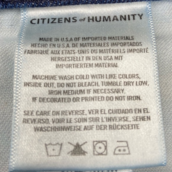 CITIZENS OF HUMANITY Elsa
Mid-Rise Slim Cropped Jeans Women’s Size 28 - Picture 8 of 13